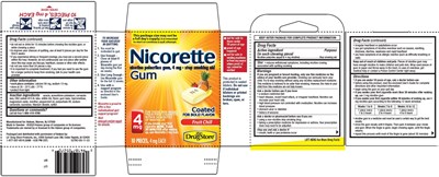 Pdp/package (8124 0 Nicorette Fruit Chill 4mg Paint)